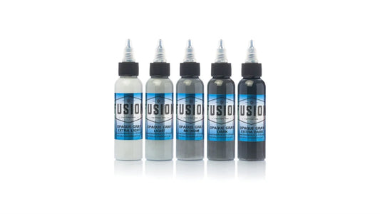Opaque Grey Set - Fusion Tattoo Ink