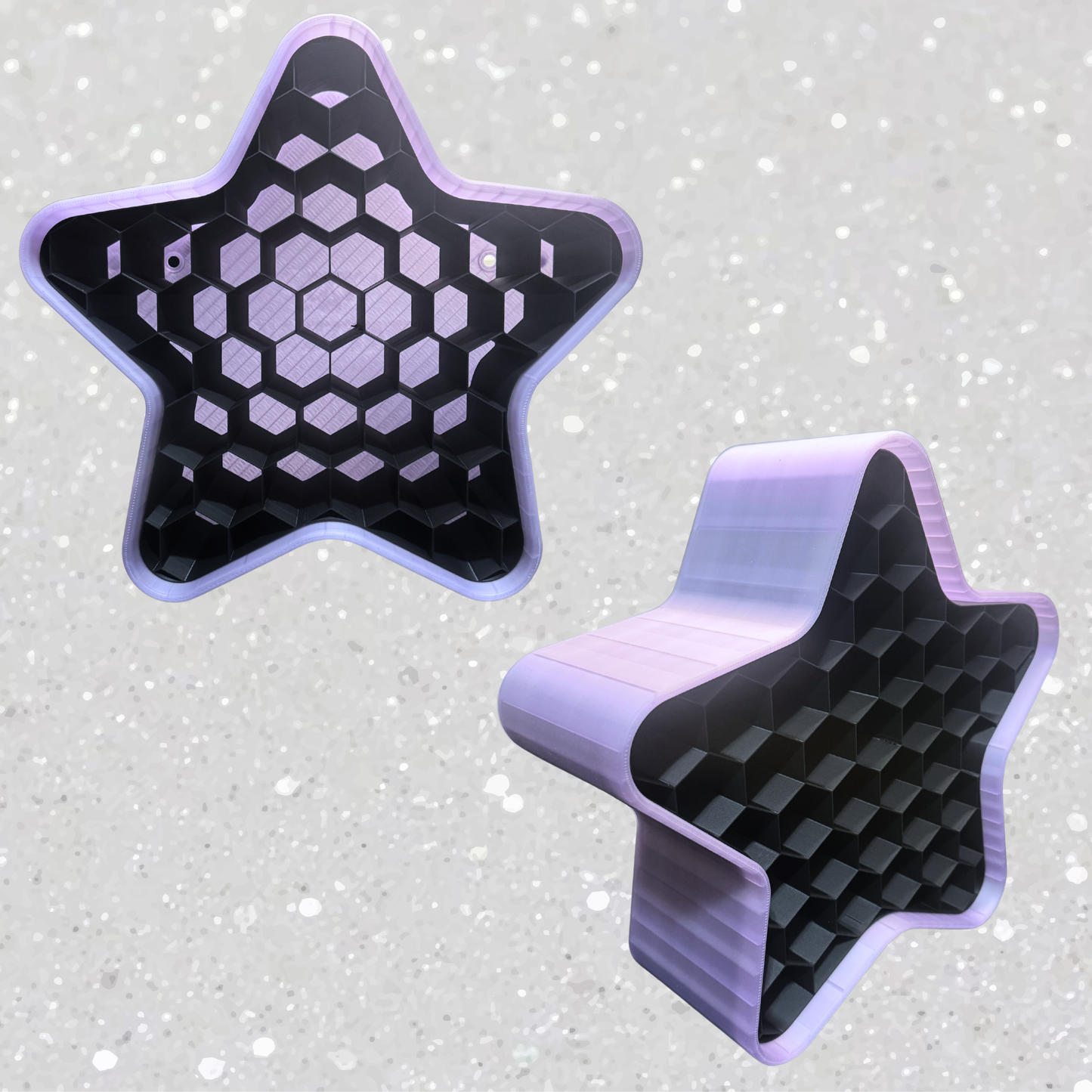 Rounded Star Ink Rack
